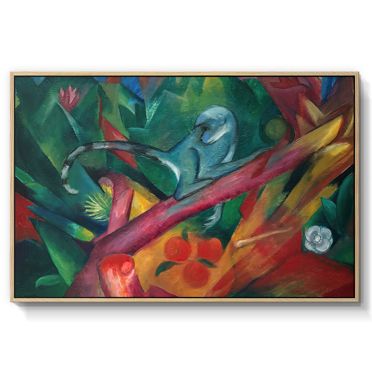 The Monkey, 1912 - Floater Framed Canvas Print