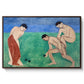 Game of Bowls, 1908 - Floater Framed Canvas Print
