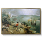 Landscape with the Fall of Icarus, c. 1560 - Floater Framed Canvas Print