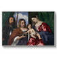 Madonna and Child with Saints Dorothy and George, c. 1516 - Floater Framed Canvas Print