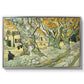 The Large Plane Trees (Road Menders at Saint-Rémy), 1889 - Floater Framed Canvas Print
