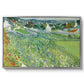 Vineyards at Auvers, 1890 - Floater Framed Canvas Print
