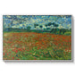Field with Poppies, 1889 - Floater Framed Canvas Print