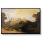 Linlithgow Palace, c. 1807 - Floater Framed Canvas Print