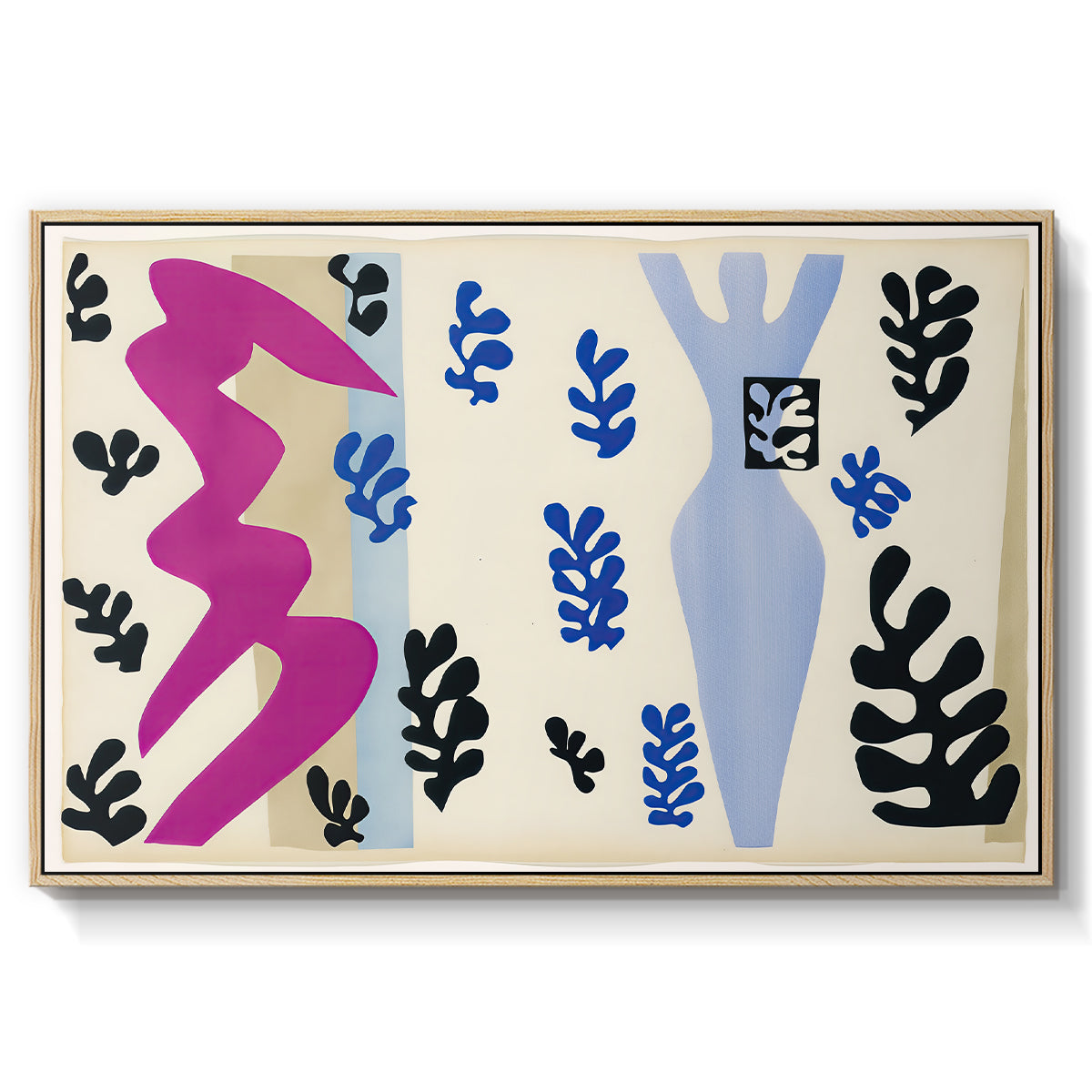 The Knife Thrower (Le lanceur de couteaux), from Jazz, 1947 - Floater Framed Canvas Print