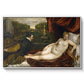 Venus with an Organist and a Dog, c. 1550 - Floater Framed Canvas Print