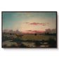 The Marshes at Rhode Island, 1866 - Floater Framed Canvas Print