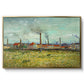 Factories at Clichy, 1887 - Floater Framed Canvas Print