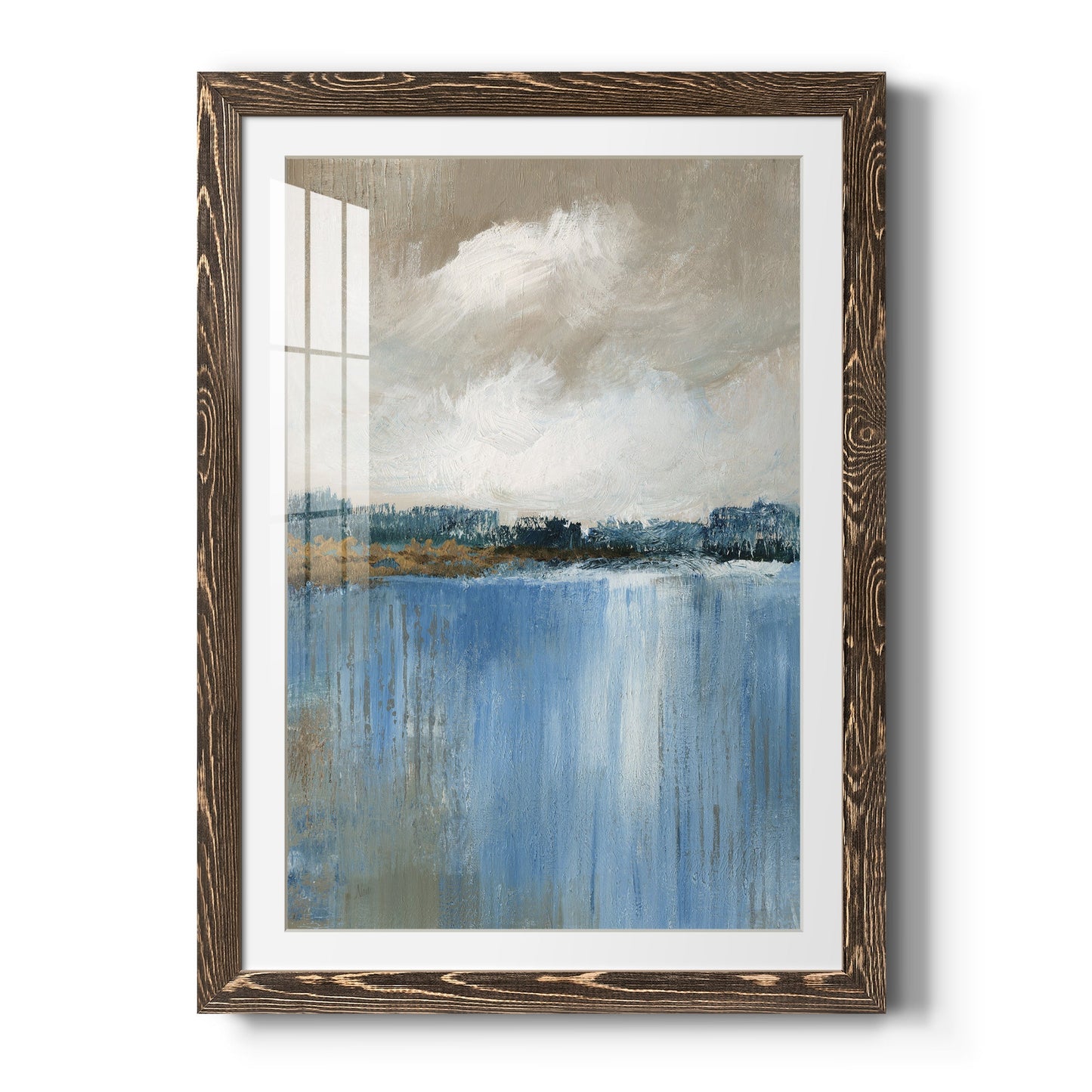 Wind and Water - Barnwood Framed Art Print