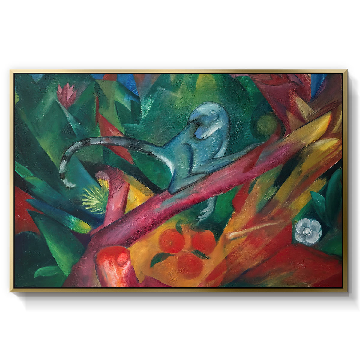 The Monkey, 1912 - Floater Framed Canvas Print