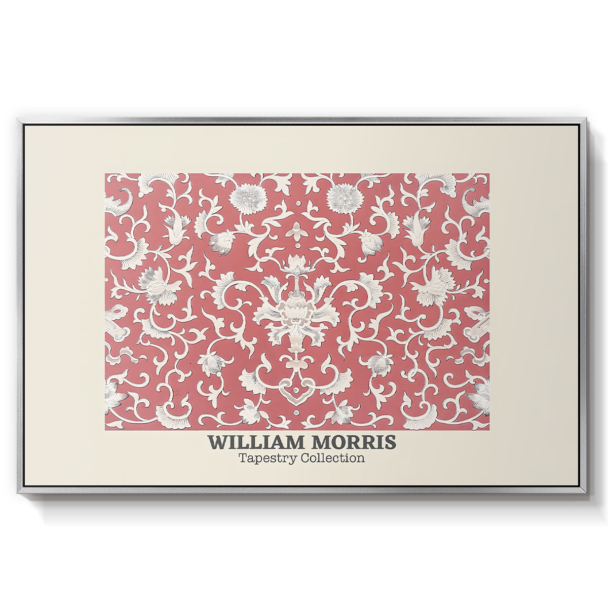 Examples of Chinese Ornament, Pl. XCV (Morris Inspired), 1867 - Floater Framed Canvas Print