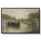 The Bridge (Le pont), 1895 - Floater Framed Canvas Print