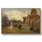 The Country House of Gustave Coûteaux, 1871 - Floater Framed Canvas Print