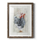 Sunday Best Hen - Barnwood Framed Art Print