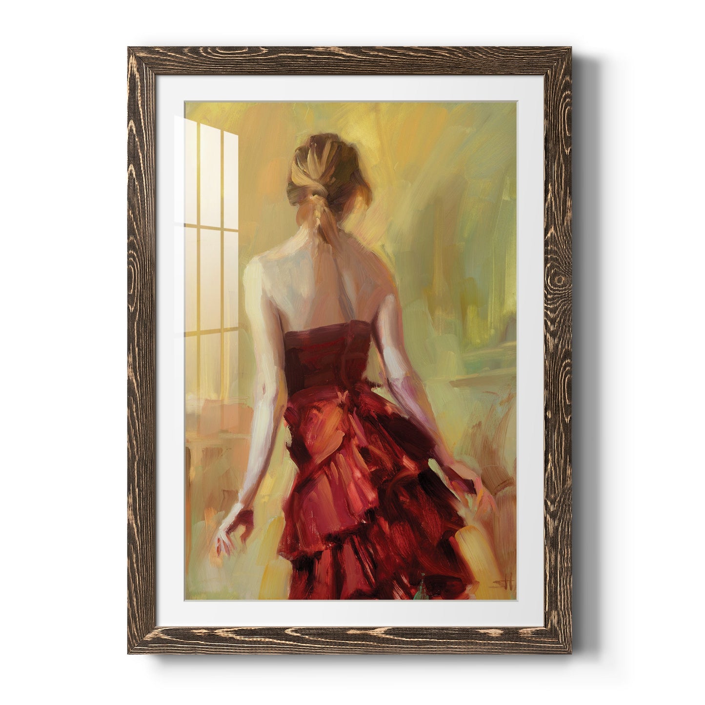 Copper Reflection - Premium Framed Print - Distressed Barnwood Frame - Ready to Hang