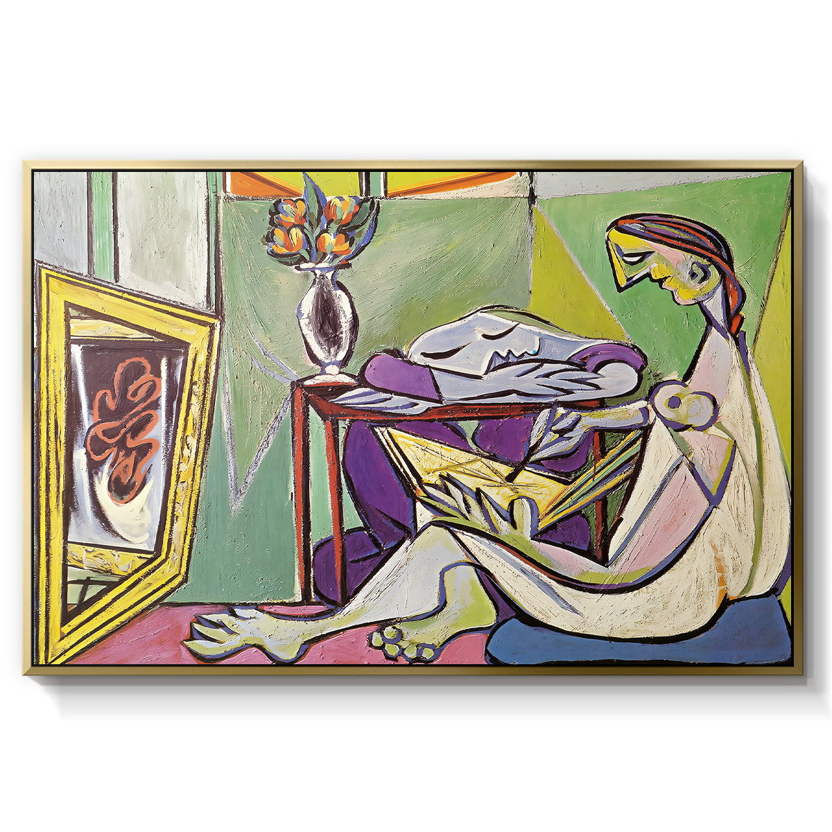 The Muse, 1935 - Floater Framed Canvas Print