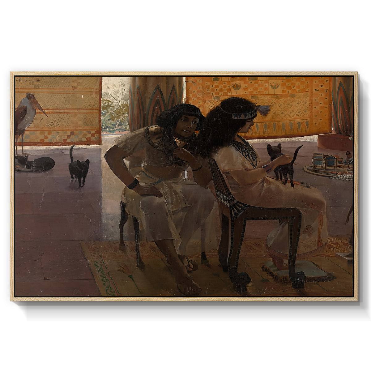 The Age of the Pharaohs, 1914 - Floater Framed Canvas Print