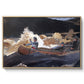 Shooting the Rapids, Saguenay River, 1905-1910 - Floater Framed Canvas Print