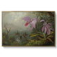 Two Sun Angel Hummingbirds on a Branch, c. 1890-1904 - Floater Framed Canvas Print