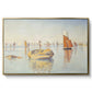 Concarneau, Quiet Morning, Opus 219, 1891 - Floater Framed Canvas Print