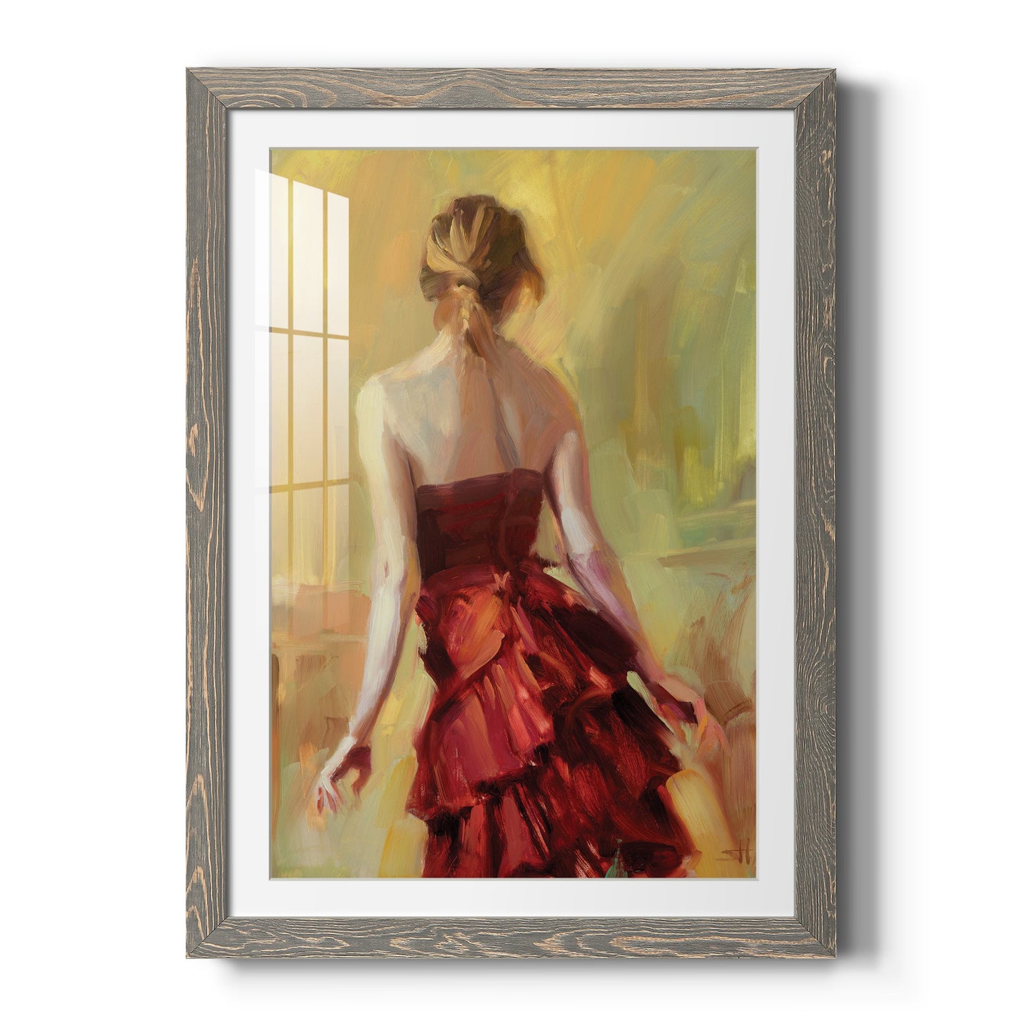 Copper Reflection - Premium Framed Print - Distressed Barnwood Frame - Ready to Hang