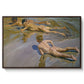 Boys on the Beach, 1910 - Floater Framed Canvas Print