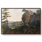 Landscape with the Balbersteine near Miesenbach, 1839 - Floater Framed Canvas Print