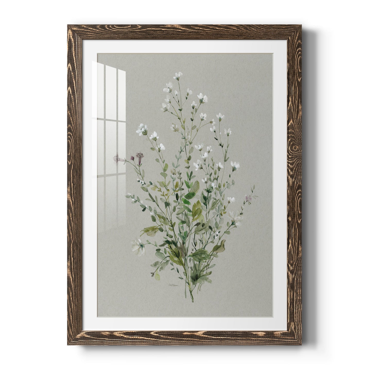 Bouquet of Grace I - Premium Framed Print - Distressed Barnwood Frame - Ready to Hang