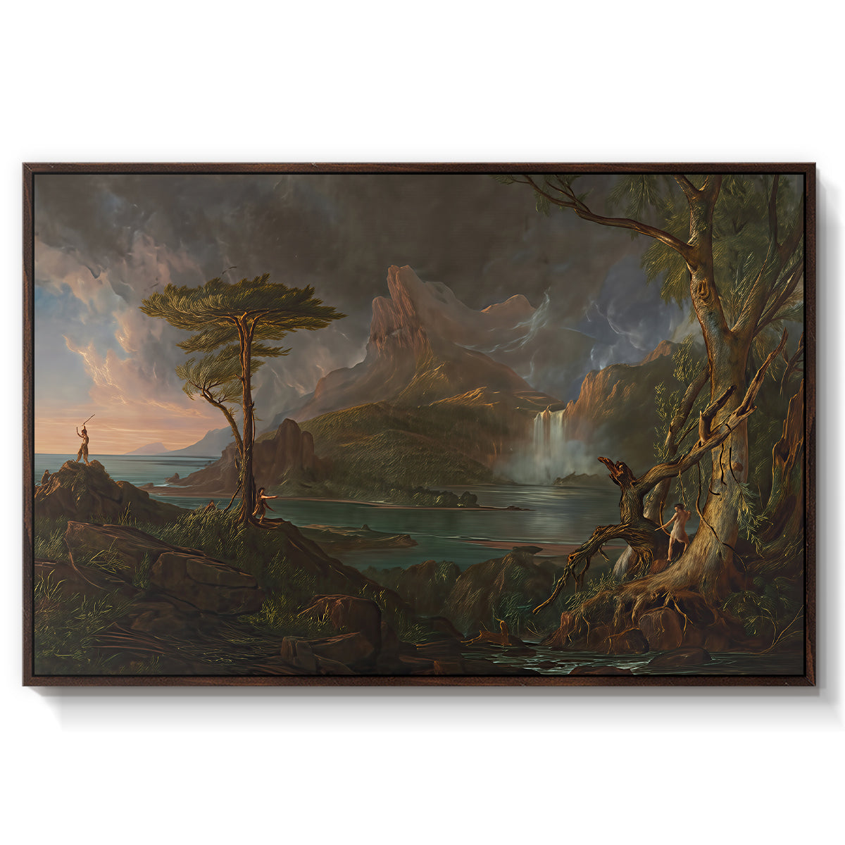 A Wild Scene, 1831-1832 - Floater Framed Canvas Print