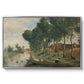 Landscape at Arleux-du-Nord, c. 1871-1874 - Floater Framed Canvas Print