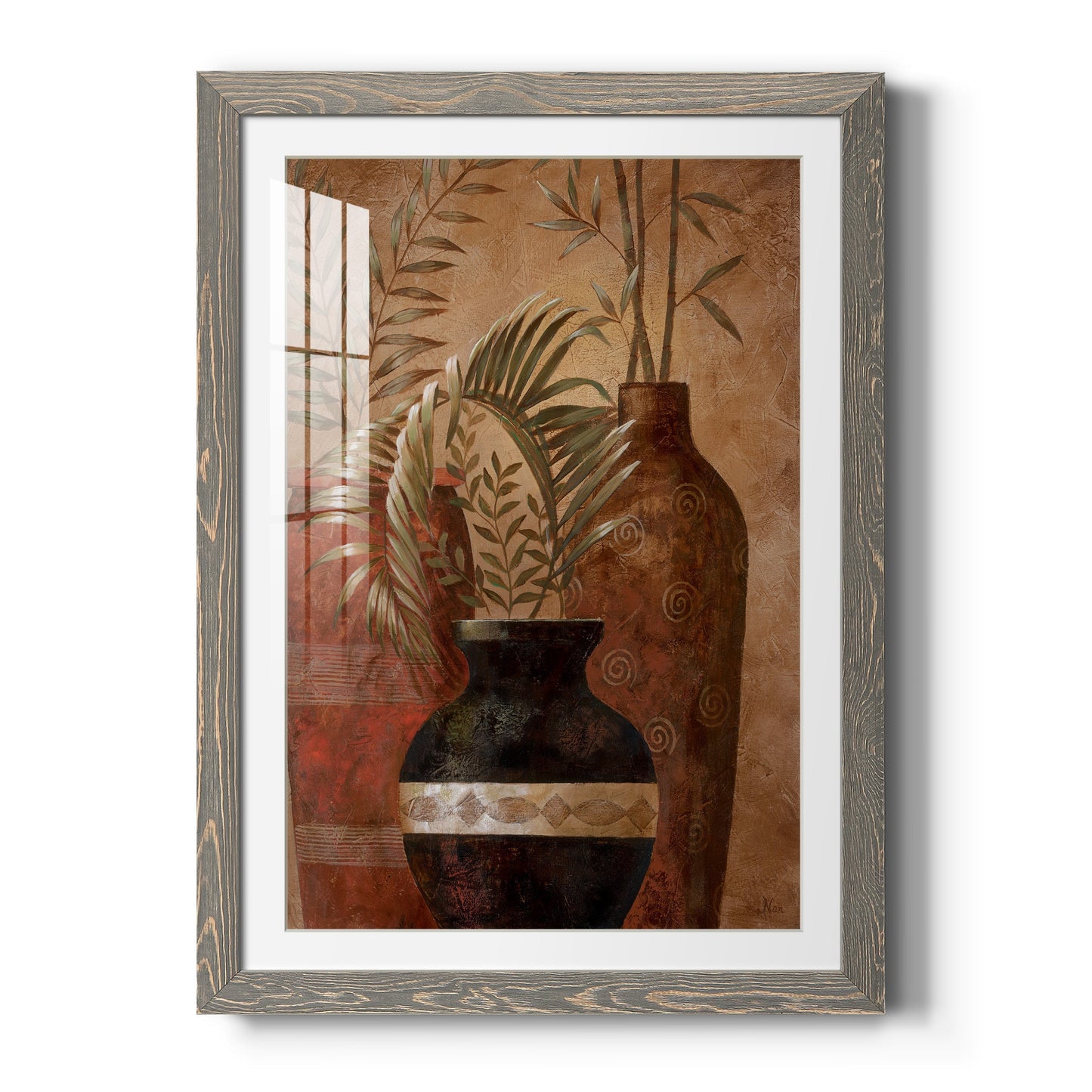 Exotic Vacation II - Barnwood Framed Art Print