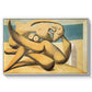 Figures at the Seaside (The Kiss), 1931 - Floater Framed Canvas Print
