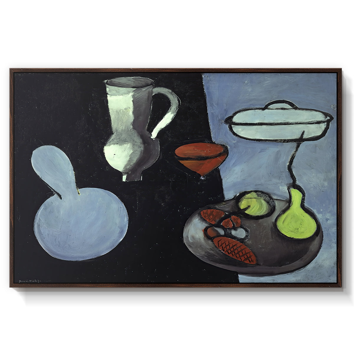 The Gourds (Les coloquintes), 1916 - Floater Framed Canvas Print