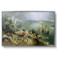 Landscape with the Fall of Icarus, c. 1560 - Floater Framed Canvas Print