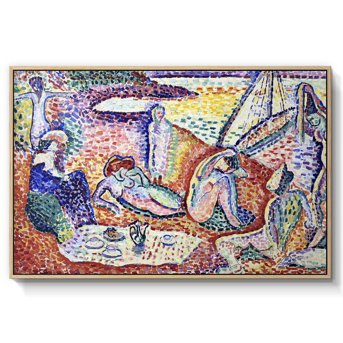 Luxe, Calme et Volupté, 1904 - Floater Framed Canvas Print
