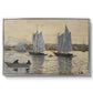 Two Schooners, Gloucester, c. 1880 - Floater Framed Canvas Print
