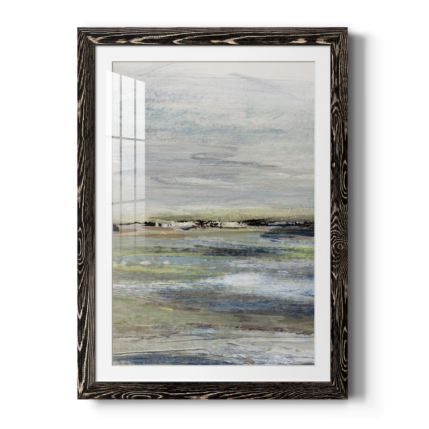 Wetlands I - Barnwood Framed Art Print