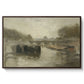 The Bridge (Le pont), 1895 - Floater Framed Canvas Print