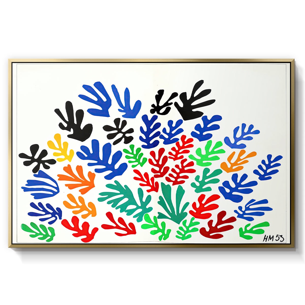 The Sheaf (La gerbe), 1953 - Floater Framed Canvas Print