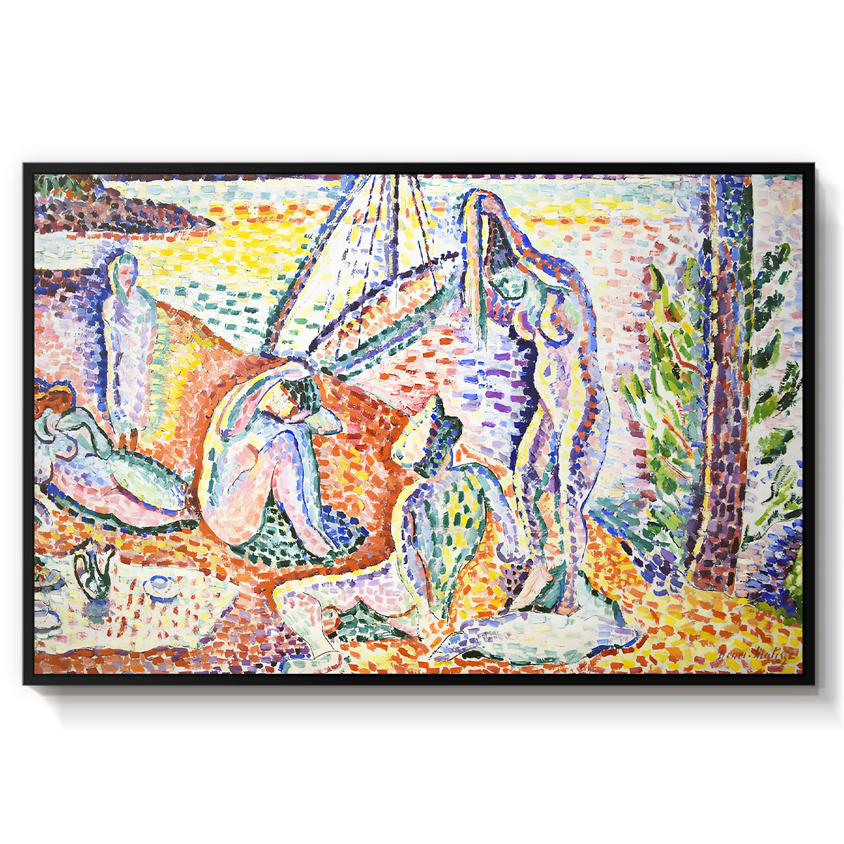 Luxe, Calme et Volupté, 1904 - Floater Framed Canvas Print