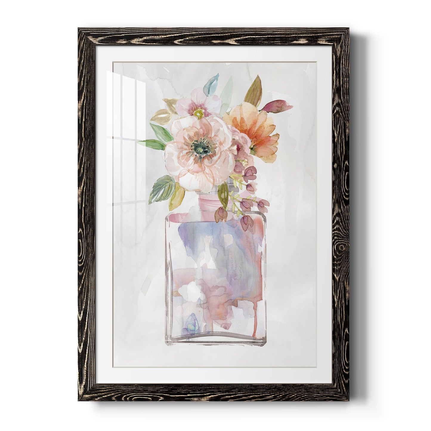 Mini Bouquet II - Barnwood Framed Art Print