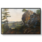 Landscape with the Balbersteine near Miesenbach, 1839 - Floater Framed Canvas Print