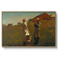 A Temperance Meeting, 1874 - Floater Framed Canvas Print