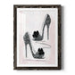 Shoes That Dazzle I - Barnwood Framed Art Print