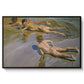 Boys on the Beach, 1910 - Floater Framed Canvas Print