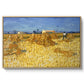 Wheat Field with Sheaves (Harvest in Provence), 1888 - Floater Framed Canvas Print