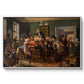 An Auction Scene, 1835 - Floater Framed Canvas Print
