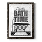 Bath Time - Barnwood Framed Art Print