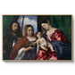 Madonna and Child with Saints Dorothy and George, c. 1516 - Floater Framed Canvas Print