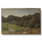 Landscape at Ljan, 1858 - Floater Framed Canvas Print